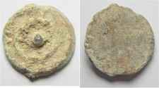 Ancient Coins - VERY RARE Alexander Jannaeus LEAD Prutah - Widow's Mite, 103 - 76 B.C.E.
