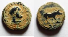 Ancient Coins - NICE: TRAJAN AE QUADRANS. BOAR