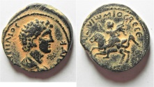 Ancient Coins - SYRIA. UNCERTAIN SOUTHERN MINT UNDER MARCUS AURELIUS, AS CAESAR (AD 139-161). AE24