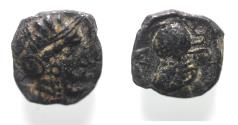 Ancient Coins - Philistia. Uncertain mint. Circa 400/390-333 BC. AR obol (9mm, 0.63g).