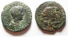 Ancient Coins - NICE QUALITY: JUDAEA. Samaria. Neapolis. Philip II. AD 247-249. Æ 27