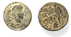 Ancient Coins - CONSTANTIUS II AE . FALLEN HORSEMAN