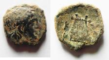 Ancient Coins - KYRENAICA, Kyrene. temp. Magas. As king of Kyrene, circa 282/75-261 BC. Æ 18