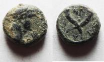 Ancient Coins - VERY RARE: Decapolis. GAdara under Claudius (AD 41-54). AE 11