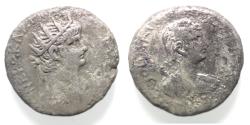 Ancient Coins - EGYPT, Alexandria. NERO SILVER TETRADRACHM.