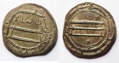 World Coins - Islamic. Abbasid Caliphate. Haroun al-Rashid. 170-193AH / 786-809AD. AR Dirham. Madinat al-Salam mint . 189 A.H