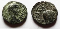 Ancient Coins - Decapolis. Philadelphia under Elagabalus (AD 218-222). AS 15