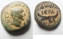 Ancient Coins - A Real Beauty:  Phoenicia. Dora under Trajan. (AD 98-117). AE 16mm, 3.16g. Struck in civic year 175 (AD 111/12). 