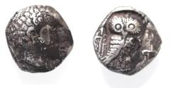 Ancient Coins - Arabia Felix. Saba’. Second-first century BC. AR unit (15mm, 5.16g).