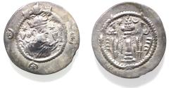 Ancient Coins - Sasanian Kingdom Kavad I AR drachm