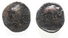 Ancient Coins - Parthian Empire. Phriapatios (185-170 BC). AE (Bronze, 14 mm, 1.56 g, 11 h), Hekatompylos.