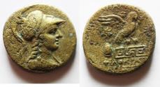 Ancient Coins - Bust of Athena : Phrygia, Apamea 133-48 BC, AE20