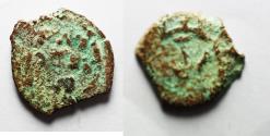 Ancient Coins - Judaea, Herod I The Great, 40 BC - 4 AD. AE Prutah.
