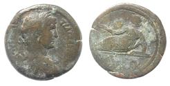 Ancient Coins - Egypt, Alexandria. Hadrian. 117-138 AD. AE HEMIDRACHM