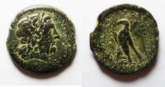 Ancient Coins - Ptolemaic Kings. Ptolemy II Philadelphos (285-246 BC). AE diobol (31mm, 21.02g). Ake-Ptolemais mint.