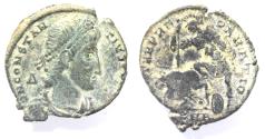 Ancient Coins - CONSTANTIUS II AE . FALLEN HORSEMAN