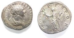 Ancient Coins - ROMAN. TRAJAN SILVER DENARIUS