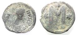 Ancient Coins - Byzantine. Justin I AE Follis