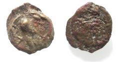 Ancient Coins - Arabia Felix. Hadhramawt. First century BC-first century AD. Cast AE UNIT . Shaqar mint.