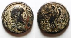 Ancient Coins - Judaea,Herodian dynasty. Agrippa II under Vespasian. Caesarea Maritima mint. Struck in regnal year 27 of Agrippa II (AD 87/6).