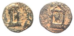 Ancient Coins - ONLY COIN ISSUED IN THE NAME OF CLAUDIA, NERO'S DAUGHTER: CAESAREA PANIAS. DIVA POPPAEA & DIVA CLAUDIA UNDER NERO. AE 18