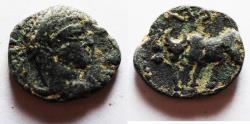 Ancient Coins - LOCAL IMITATION: Arabia. Petra under Elagabalus (AD 218-222). AE 18