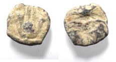Ancient Coins - ANCIENT EGYPT LEAD AMULET. FOUND WITH JUDAEAN HASMONEAN COINS