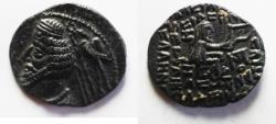Ancient Coins - PARTHIA: PHRAATES IV, 38-2 BC, AR Drachm, Mint of Mithradatkart