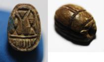 Ancient Coins - ANCIENT EGYPT. NEW KINGDOM STONE SCARAB. 1400 - 1300 B.C
