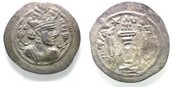 Ancient Coins - Sasanian Empire. Peroz (AD 459-484) AR Drachm
