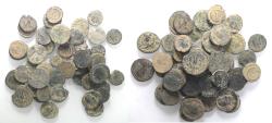 Ancient Coins - AS FOUND: LOT OF 50 ROMAN BRONZE COINS