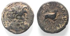 Ancient Coins - Seleucis and Pieria. Antioch Æ 21 . Star of Bethlehem depicted. 1st Century AD