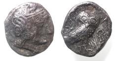 Ancient Coins - South Arabia. Saba’. Late 4th-mid 2nd century BC. AR unit (17mm, 5.17g). Imitating Athens.