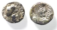 Ancient Coins - Arabia. Nabataean Kings. Rabbel II (AD 70/1-105/6) AR sela’ (14mm, 2.90g). Petra mint. Struck in regnal year 6 (AD75/6).