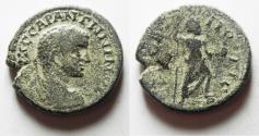 Ancient Coins - RARE: ARABIA, Rabbathmoba. Elagabalus. AD 218-222. Æ 27