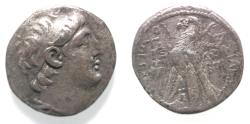 Ancient Coins - Seleukid Kings. Antiochos VII Sidetes (138-129 BC). AR tetradrachm (27mm, 12.68g). Tyre. Dated SE 182 (131/0 BC).