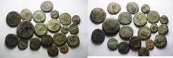 Ancient Coins - LOT OF 20 ANCIENT BRONZE COINS. MIXED.