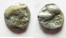 Ancient Coins - ARABIA, Southern. Saba'. Late 4th–mid 2nd centuries BC. AR tmrt – Quarter Unit