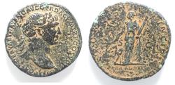 Ancient Coins - Trajan (AD 98-117) Æ Sestertius. ARABIA