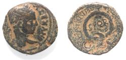Ancient Coins - Samaria. Caesarea Maritima under Severus Alexander. AE 24