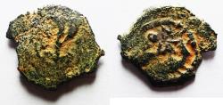 Ancient Coins - Judaea, The Herodians. Herod Archelaus, 4 BC-6 AD. AE Prutot.