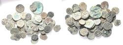 Ancient Coins - MOSTLY ISLAMIC. AS FOUND LOT OF 47 BRONZE COINS