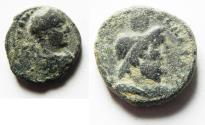 Ancient Coins - JUDAEA, Caesarea Maritima?. Elagabalus?? . 218-222 CE. Æ 21