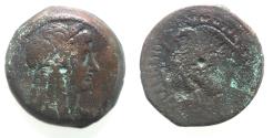 Ancient Coins - PTOLEMAIC KINGS of EGYPT. Ptolemy V or Ptolemy VI. 204-180 BC or 180-145 BC. Æ. ISIS