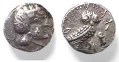 Ancient Coins - Arabia Felix. Saba’. Mid-fourth-second century BC. AR unit (17mm, 5.10g).