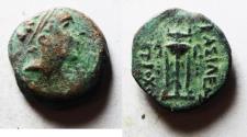 Ancient Coins - SELEUKID KINGS of SYRIA. Antiochos III ‘the Great’. 222-187 BC. Æ 15 . Ekbatana mint.