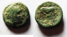 Ancient Coins - SELEUKID KINGS of SYRIA. Antiochos III ‘the Great’. 222-187 BC. Æ 16 . Ekbatana mint.