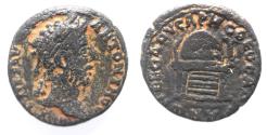 Ancient Coins - Arabia. Adraa under Marcus Aurelius (AD 161-180). AE 25mm, 10.00g. Dated civic era year 70 (AD 75/6).