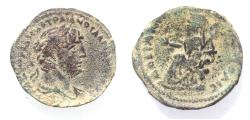 Ancient Coins - Decapolis. Petra. Hadrian. AD 117-138.E 25