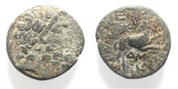 Ancient Coins - Seleucis and Pieria. Antioch Æ 20 . Star of Bethlehem depicted. 1st Century AD